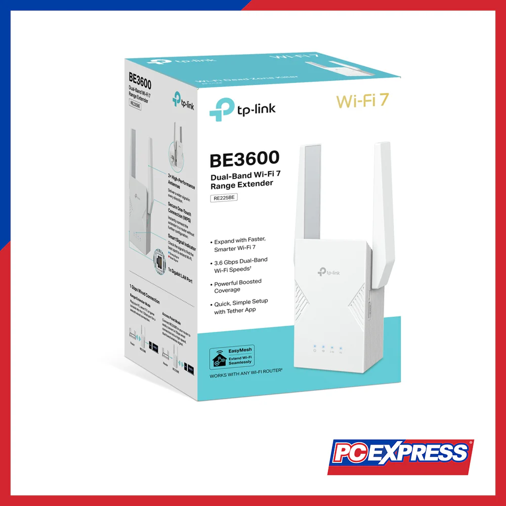 TP-LINK RE225BE BE3600 Dual-Band Wi-Fi 7 Range Extender - Image 5
