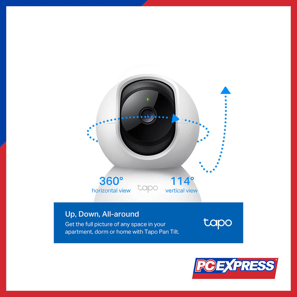 TP-LINK TAPO C200C Pan/Tilt Home Security Wi-Fi Camera - Image 3