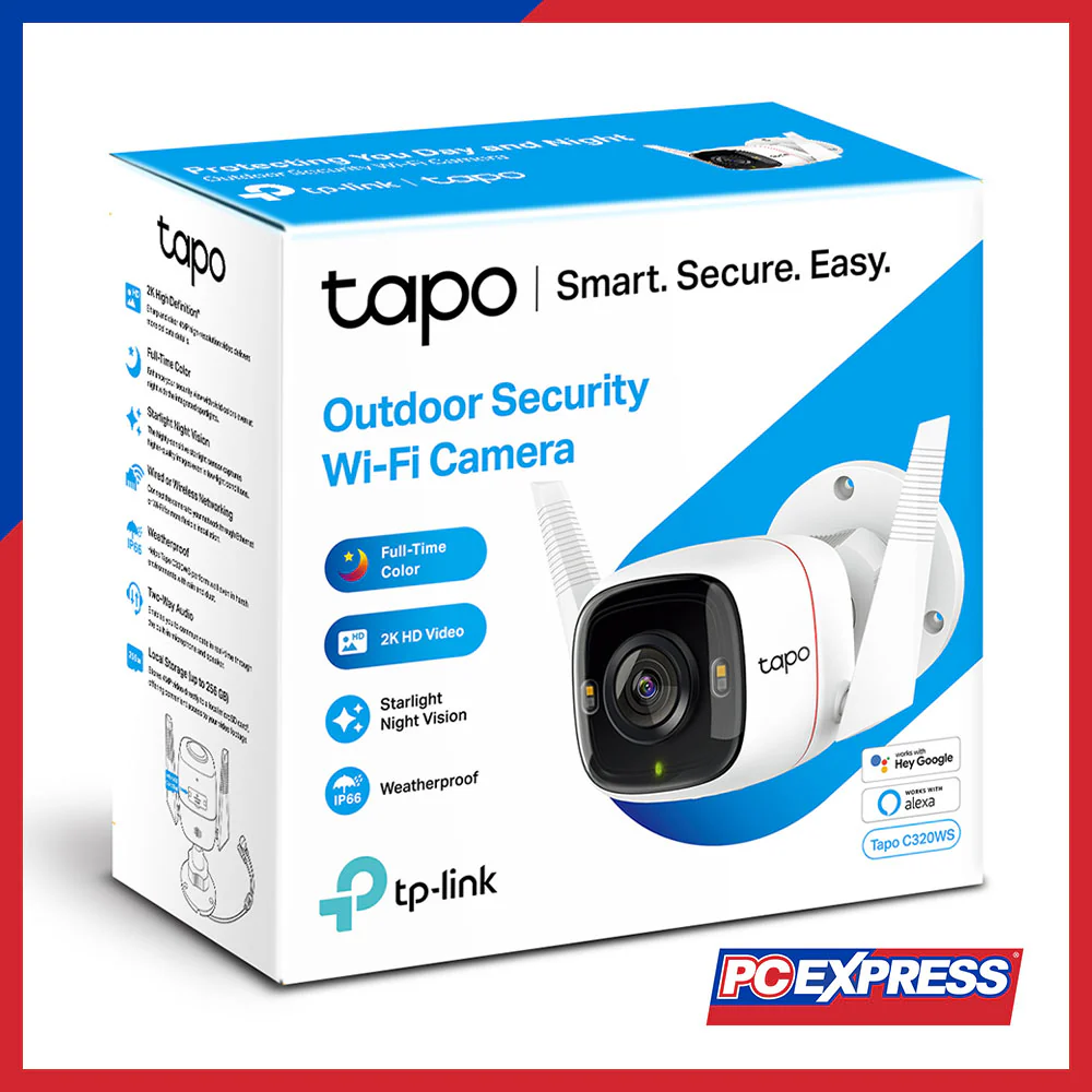 TP-LINK TAPO C320WS Outdoor Security Wi-Fi Camera - Image 4