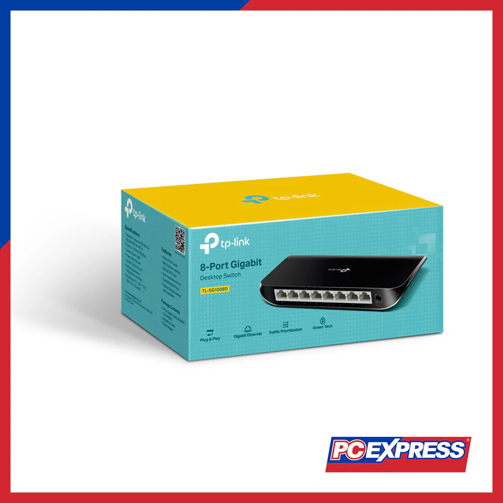 TP-LINK TL-SG1008D 8-Port Gigabit Desktop Switch - Image 6