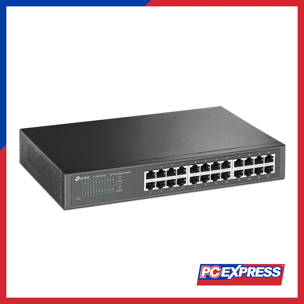 TP-LINK TL-SG1024D 24-Port Gigabit Desktop/Rackmount Switch - Image 2