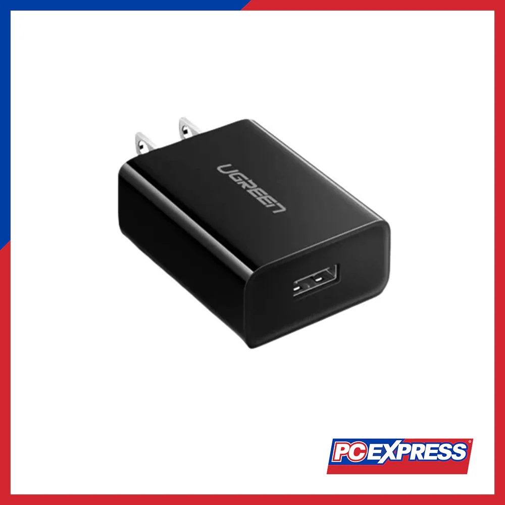 UGREEN CD122/60495 USB-A QC 3.0 18W Charger - Black - Image 2