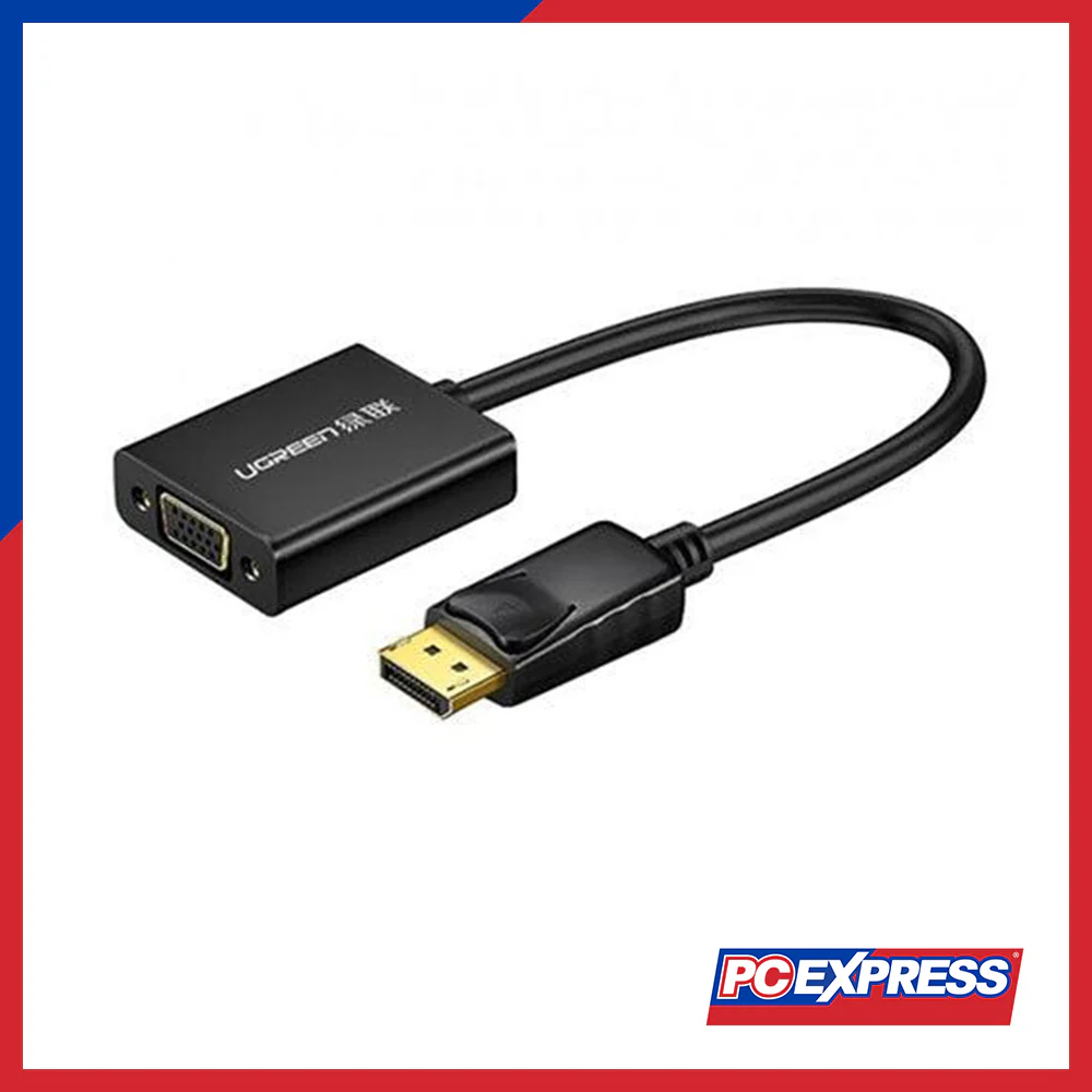 UGREEN DP Male To VGA Female Converter (DP109/20415) - Black