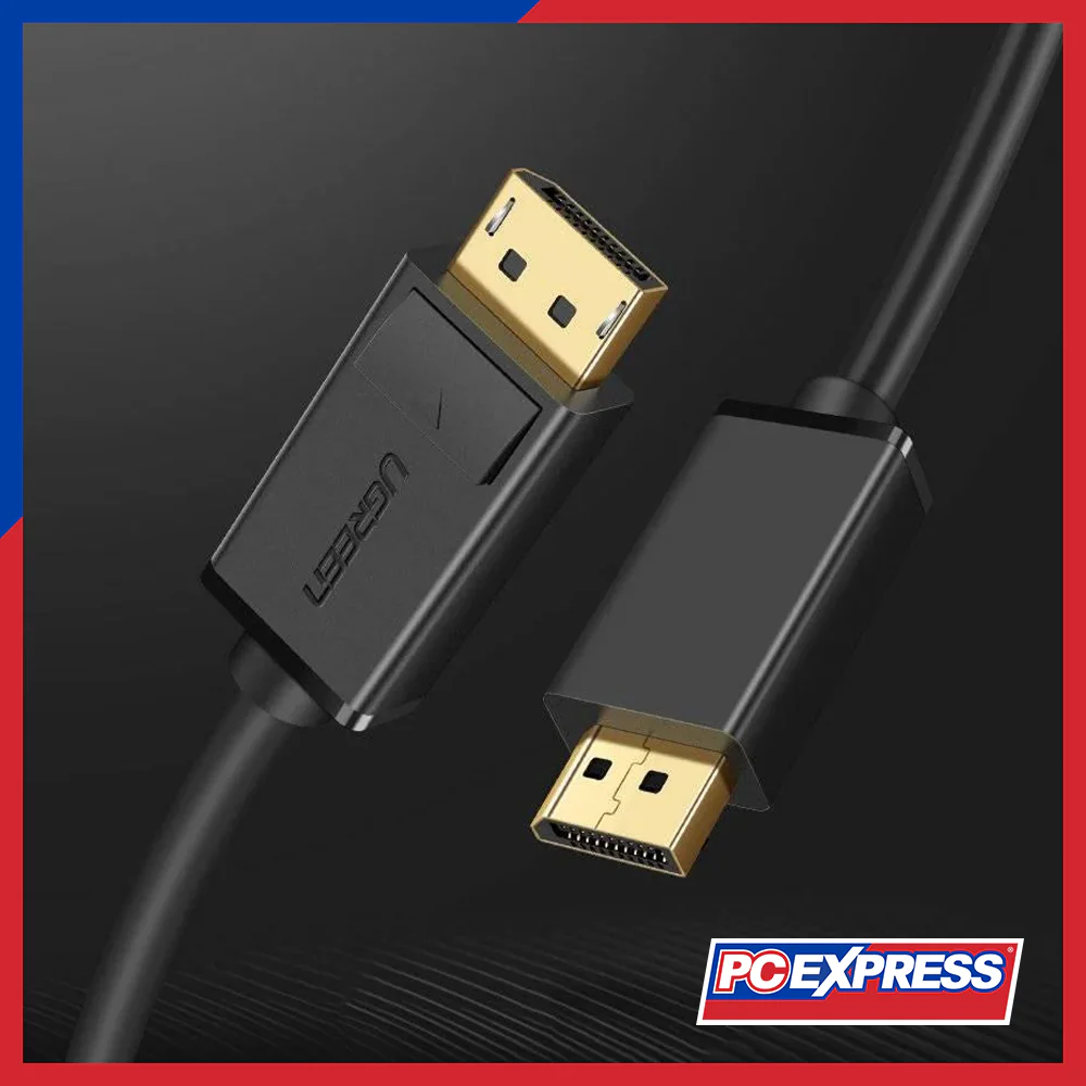 UGREEN DP102/10212 DP 1.2 Male To Male Cable 3M - Black - Image 2