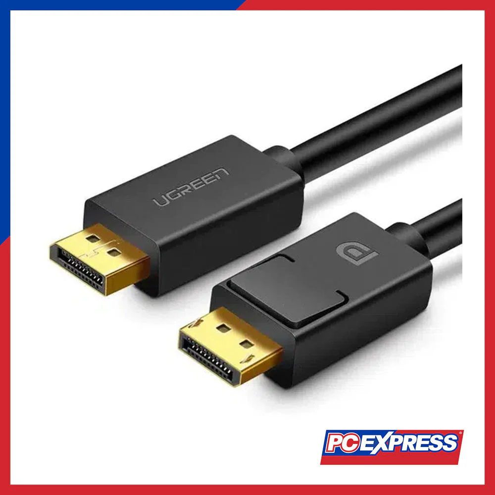 UGREEN (DP102/10245) Display Port 1.2 Male To Male Cable 1.5M (Black)