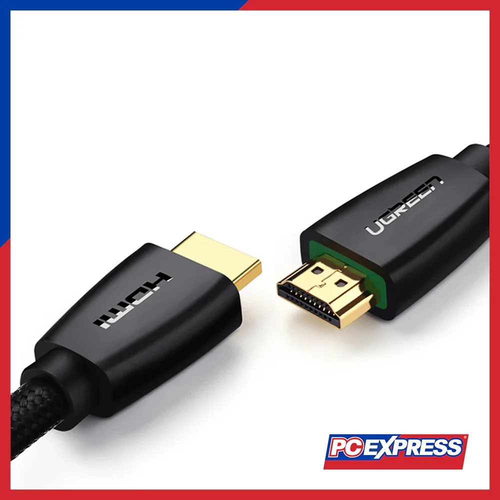 UGREEN HD118/40414 HDMI Male To Male Cable With Nylon Braid 10M - Black - Image 3