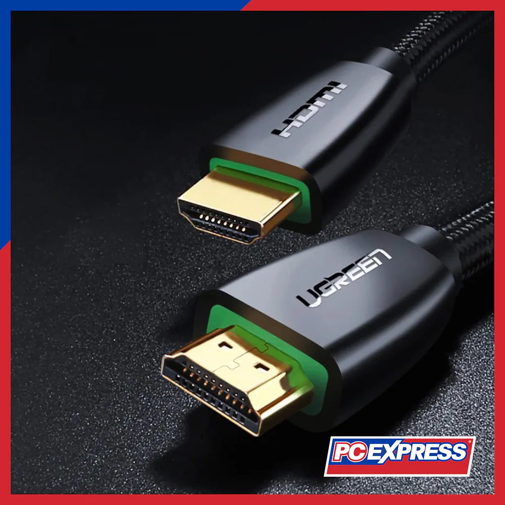 UGREEN HD118/40414 HDMI Male To Male Cable With Nylon Braid 10M - Black - Image 4