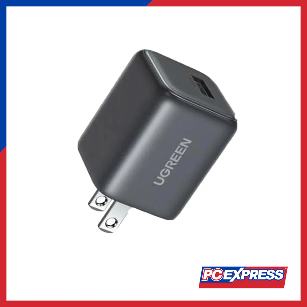 UGREEN N Series 18W USB-A GaN Fast Charger (X518/75953) - Space Gray