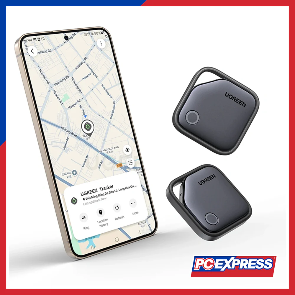 UGREEN Smart Finder Tag Tracker For Galaxy Series Bluetooth (2 Pack) (CM829/55769P) - Black - Image 2