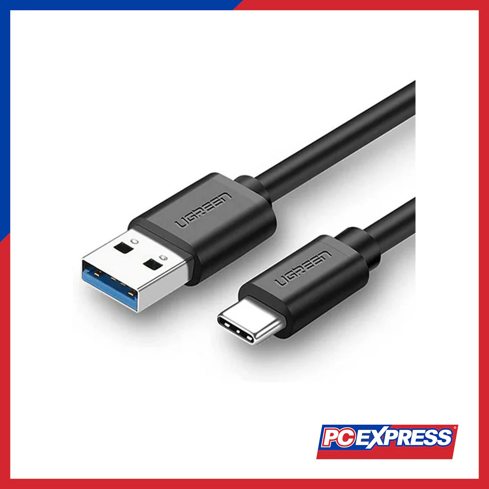 UGREEN (US184/20884) USB 3.0 Male To Type-C Male Cable 2M Black - Image 2
