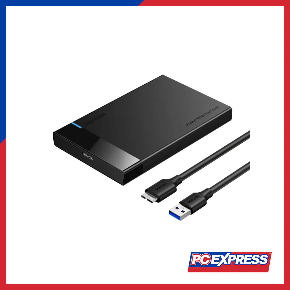 UGREEN (US221/30847) External USB 2.5 Sata Enclosure (Black) - Image 2