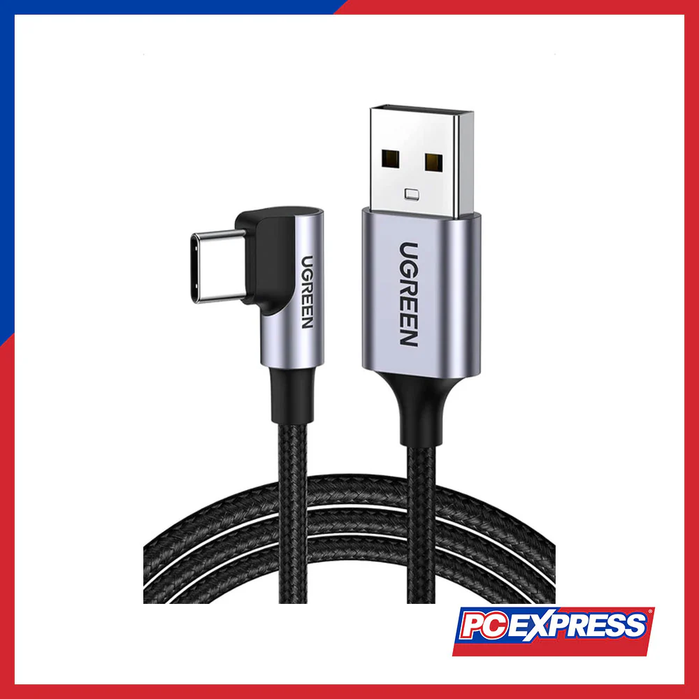 UGREEN (US284/50941) Right Angle USB-A to USB-C Data Cable - 1M - Image 2