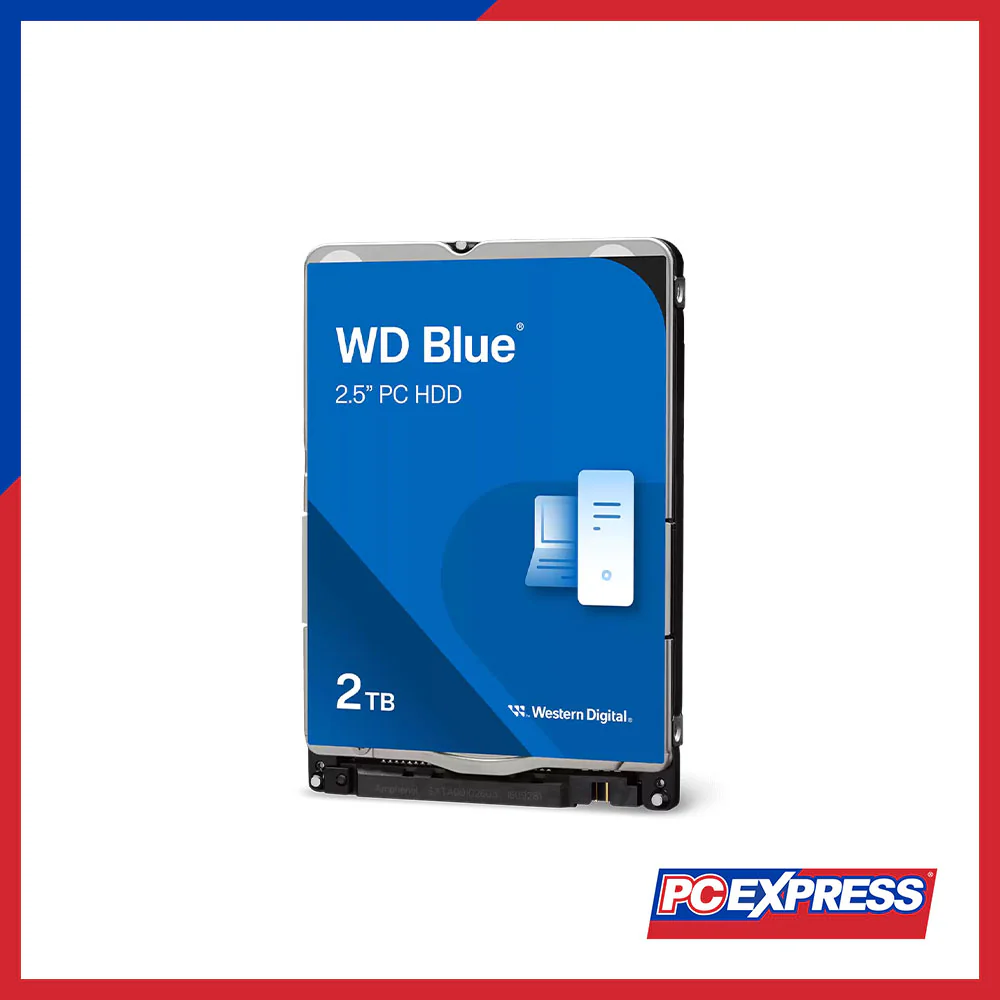 WESTERN DIGITAL 2TB SATA 2.5" (WD20SPZX) Mobile Hard Drive - Blue